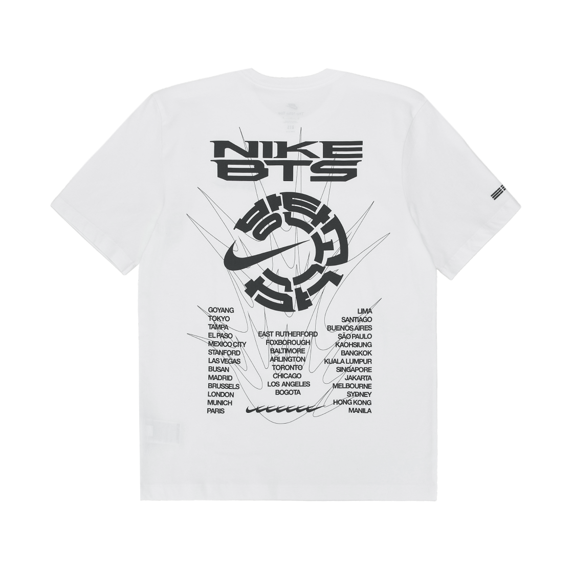 Nike x BTS T-Shirt White JA8523-100 K-Pop | eBay