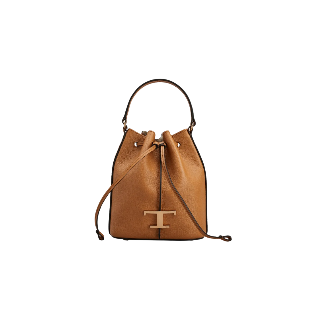 Tod's T Timeless Bucket Bag in Leather Micro Brown | eBay